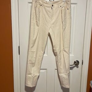 Velvet pants five pocket